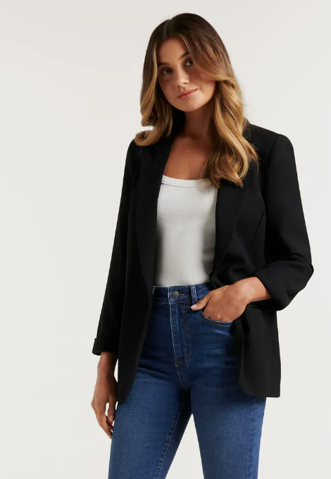 black blazer