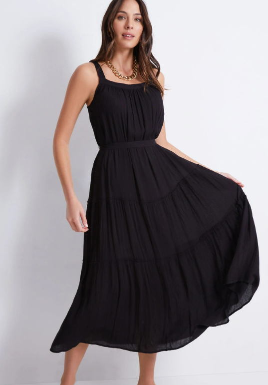 black dress