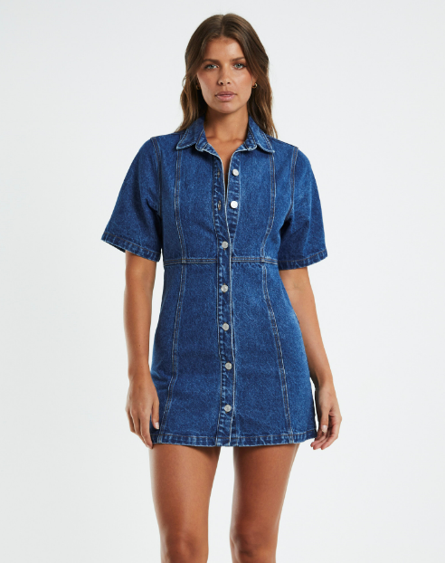 denim dress