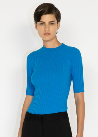 rib neck top 