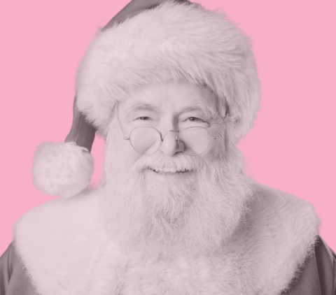 Santa smiling
