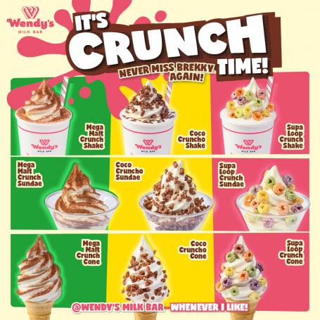 It's Crunch Time at Wendy's Milk Bar