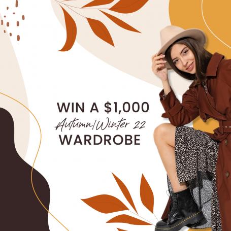 WIN a $1,000 Autumn/Winter 22 Wardrobe