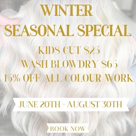 Winter Seasonal Kids Haircut Deco