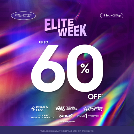 Elite Week - Up to 60% OFF