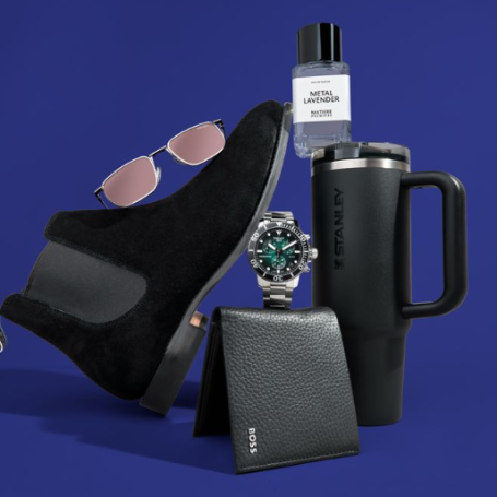 Shoes, Sunglasses, Watch, Wallet, Fragrance, Bottle