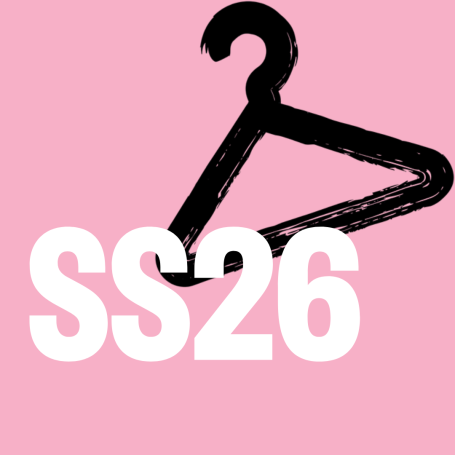 Text: SS26. Coat hanger icon