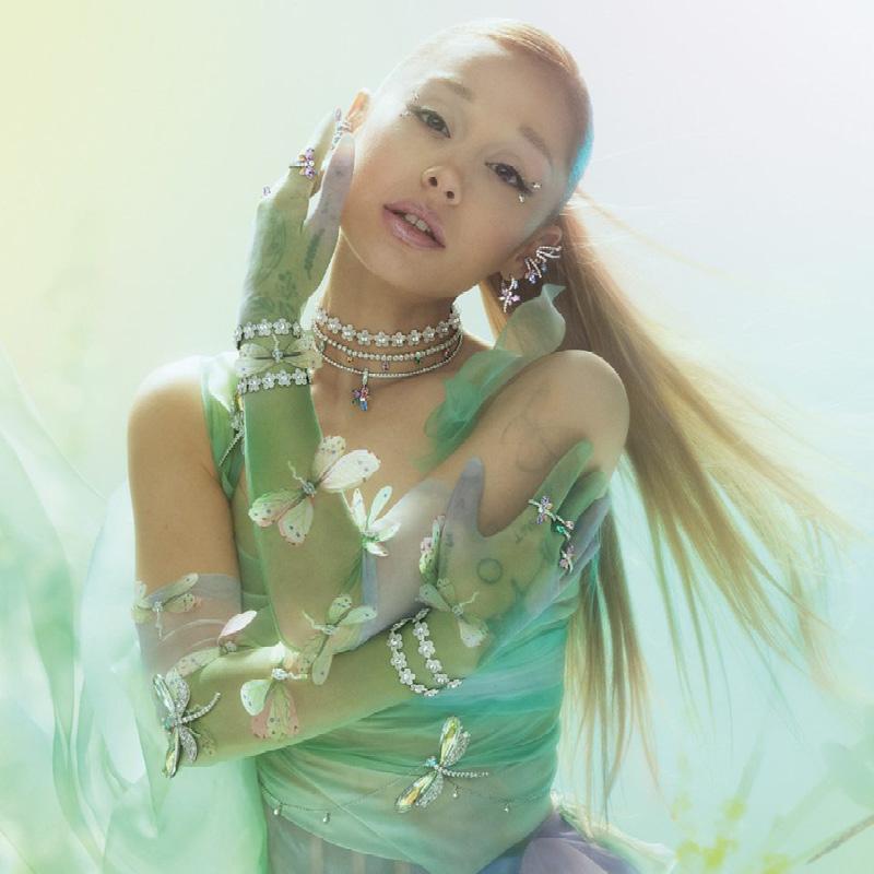 Ariana Grande wearing Swarovski