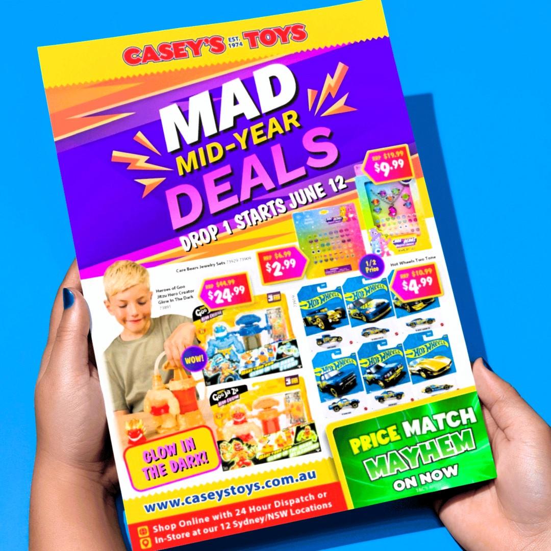 Casey's Toys - Mad Mid-Year Deals