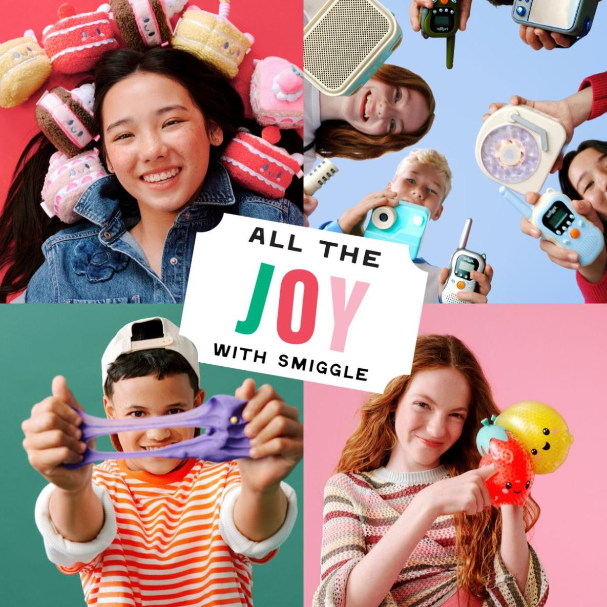 Smiggle 'all the joy with smiggle'